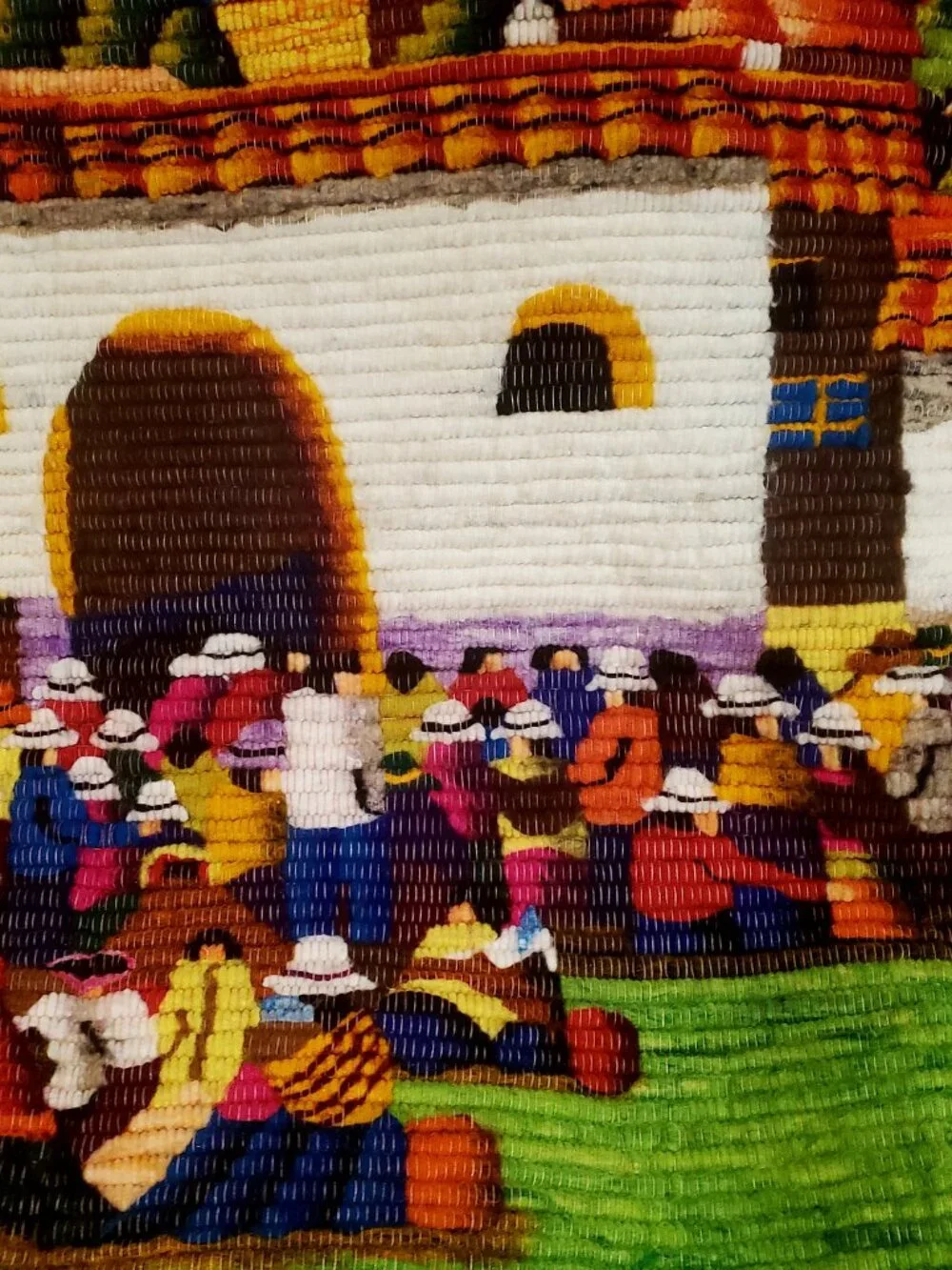 Traditional Andes Festival Handmade Tapestry